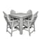 Highwood Usa Hamilton 5pc Square Counter Height Outdoor Patio Furniture Dining Set AD-CNA44-CGE - alternate 1